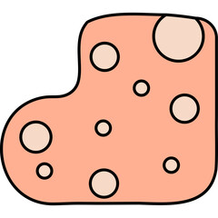 선물을 기다리는 포근한 양말