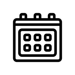 calendar line icon