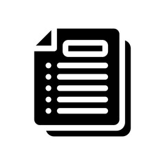documents glyph icon