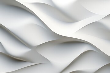 Fototapeta premium White wallpaper design with curves and lines