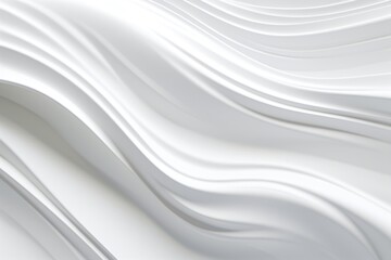 Obraz premium White wallpaper with waves pattern