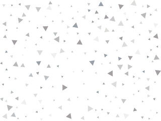 Magic Silver Triangular Confetti
