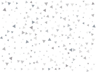 Magic Silver Triangular Confetti