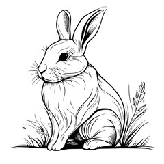 bunny vector illustration