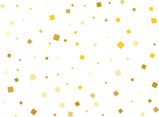 Bright Colorful Golden Confetti Background