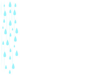 雨のしずくフレーム、壁紙