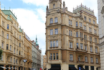 historic Central European style building in the capital of Europe