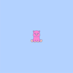 cute animal vector pig