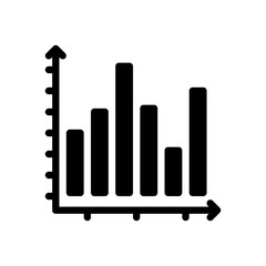 bar chart glyph icon