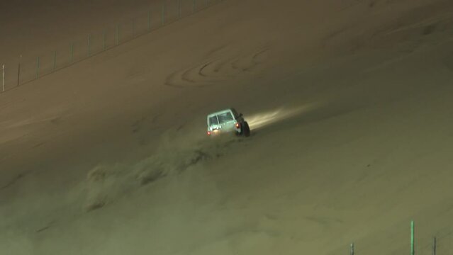 Car Stunt Race, Moreeb Dune, Liwa International Festival, Abu Dhabi, Emirates