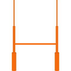 American Football Goal Posts Illustration PNG Transparent