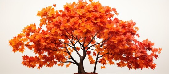 Gorgeous Liquidambar tree in autumn Fall wallpaper