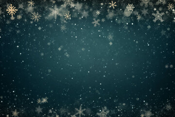 A Winter Wonderland with Shimmering Snowflakes and Twinkling Stars Generative AI. Created With Generative AI Technology