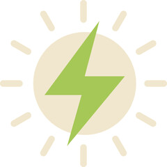 green energy saving icon