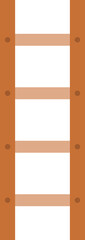 Wooden brown stairs icon PNG
