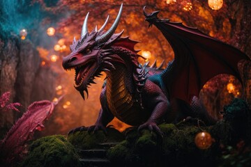 the dragon in the night