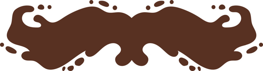 gradient water splash shape