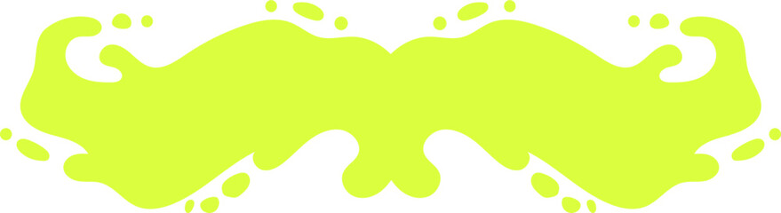 gradient water splash shape