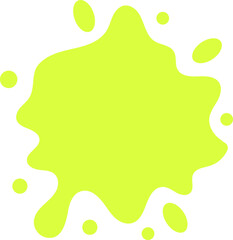 gradient water splash shape