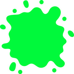 gradient water splash shape