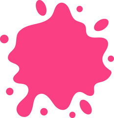 gradient water splash shape