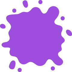 gradient water splash shape