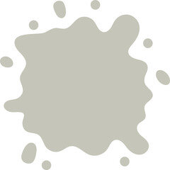 gradient water splash shape