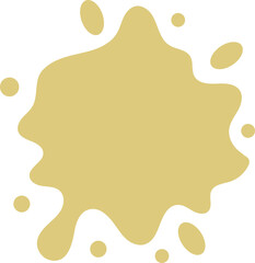 gradient water splash shape