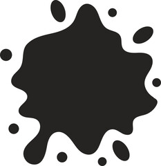 gradient water splash shape