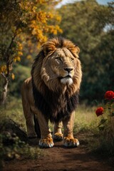 Obraz premium portrait of a lion