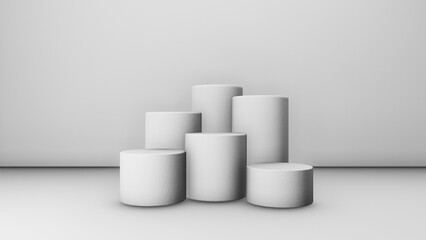 3D geometric shapes for a realistic design