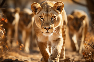 Fototapeta premium portrait of a lion