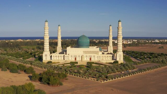 Aerial, Sultan Qaboos Grand Mosque Suhar