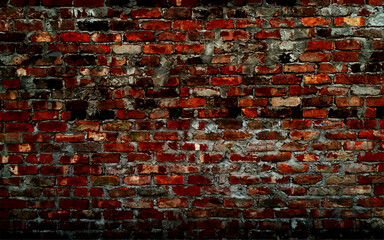 vector elegant red brick wall background
