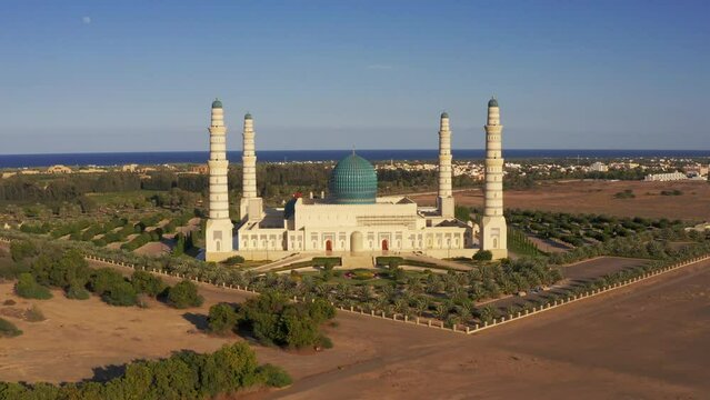 Aerial, Sultan Qaboos Grand Mosque Suhar