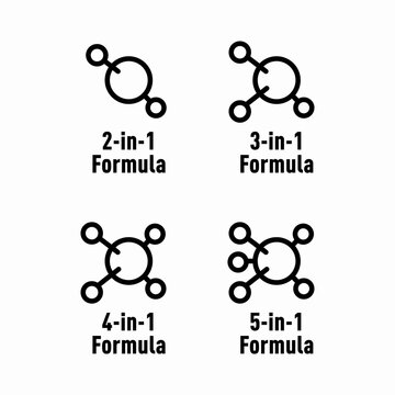 3-in-1 Formula vector information sign