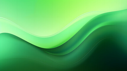 Modern green wave curve abstract presentation background. Vector illustration design for presentation, banner, cover, web, flyer, card, poster, wallpaper, texture, slide, magazine, and. Generative AI.