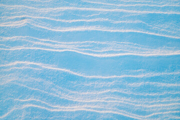 background of lying snow, snow texture.
