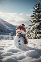 snowman of the snow