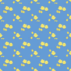 seamless pattern with chick