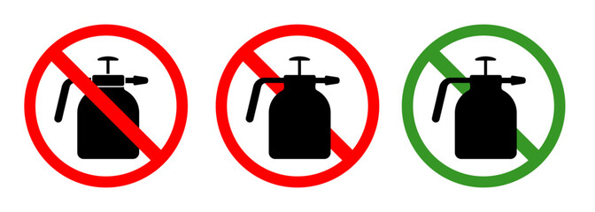 No pesticides pest spray harmful chemicals sprayer fungicide herbicide emblem label sticker