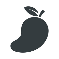 Mango fruit vector icon on trendy design