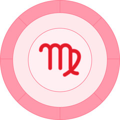 zodiac retro badge icon