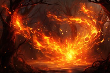 Fiery Ember Sparks.