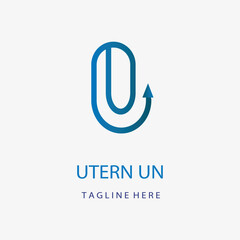 U letter business logo. modern u logo symbol.