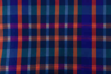 A beautiful plaid pattern background. Scottish tartan. A Fabric pattern. Generative AI