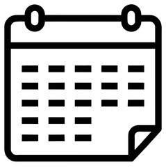 calendar icon set