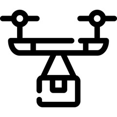 Drone Delivery Icon