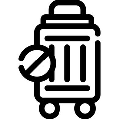 Travel Restrictions Icon