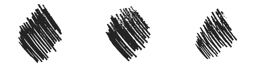 Stift Gekritzel gemalt in schwarz